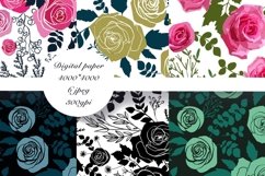Digital paper Roses Product Image 1