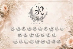 Rosabelle Flower Monogram Product Image 4