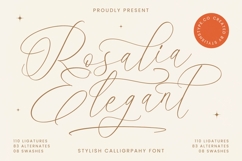 Rosalia Elegant - Stylish Calligraphy Font Product Image 1