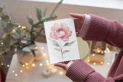 Delicate pastel flowers watercolour Product Image 2