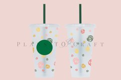 rose colorful starbucks 24oz cold cup wrap svg presized template for tumbler venti suitable for cricut and silhouette