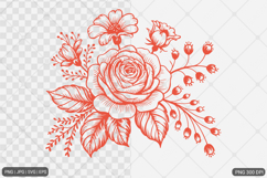 Rose Hand Drawn illustrations Product Image 3