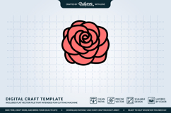 Rose Flower SVG Product Image 3