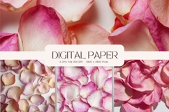 Rose Flower Background Digital Paper Wallpaper Backdrop_6 Product Image 1