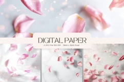 Rose Flower Background Digital Paper Wallpaper Backdrop_2 Product Image 1