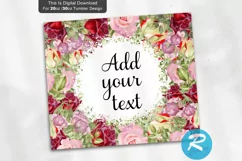 red rose tumbler,red floral tumbler,add your own text,20 oz skinny tumbler,tumbler sublimation,rose tumbler wrap,red gold roses,watercolor floral,sublimation design,floral tumbler wrap,Add name tumbler,tumbler template,mothers day tumbler,tumbler sublimat