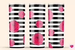 rose flower tumbler ideas. yellow and blue rose skinny tumbler wrap. striped tumbler