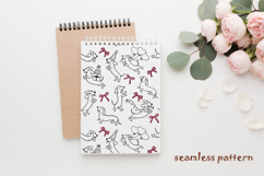 Funny Hand-Drawn Dachshund Dogs Clipart Set Product Image 2