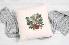 Rose Branch Embroidery Design: Wildlife Pattern Product Image 4