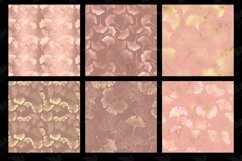 Rose Gold Ginkgo Digital Paper Product Image 4