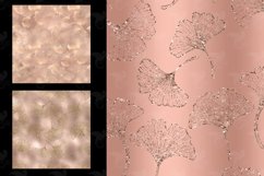 Rose Gold Ginkgo Digital Paper Product Image 5
