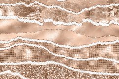 Rose Gold Glam Tears Clipart Product Image 3