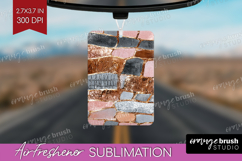 Rose Gold Texture Air Freshener PNG - Glitter Background PNG Product Image 1