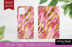 Rose Gold Texture Phone Case PNG - Glitter Background Case Product Image 1