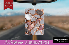 Rose Gold Texture Air Freshener PNG - Glitter Background PNG Product Image 1