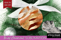 Rose Gold Texture Ornament PNG - Glitter Background PNG Product Image 1