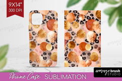 Rose Gold Texture Phone Case PNG - Glitter Background Case Product Image 1