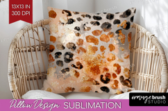 Rose Gold Texture Pillow Sublimation - Glitter Background Product Image 1
