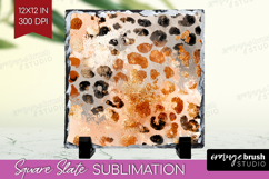 Rose Gold Texture Slate PNG - Glitter Background Square Product Image 1