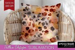 Rose Gold Texture Pillow Sublimation - Glitter Background Product Image 1