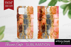 Rose Gold Texture Phone Case PNG - Glitter Background Case Product Image 1