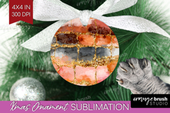 Rose Gold Texture Ornament PNG - Glitter Background PNG Product Image 1