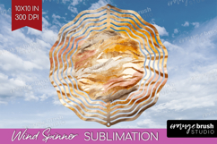 Rose Gold Texture Wind Spinner Sublimation PNG - Glitter Product Image 1