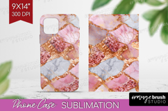 Rose Gold Texture Phone Case PNG - Glitter Background Case Product Image 1