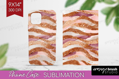 Rose Gold Texture Phone Case PNG - Glitter Background Case Product Image 1