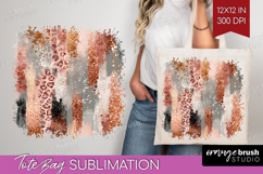 Rose Gold Texture Tote Bag - Glitter Background Tote Bag PNG Product Image 1