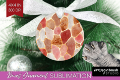 Rose Gold Texture Ornament PNG - Glitter Background PNG Product Image 1