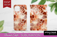 Rose Gold Texture Phone Case PNG - Glitter Background Case Product Image 1