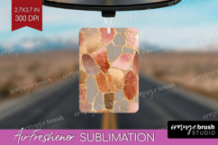 Rose Gold Texture Air Freshener PNG - Glitter Background PNG Product Image 1