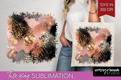 Rose Gold Texture Tote Bag - Glitter Background Tote Bag PNG Product Image 1