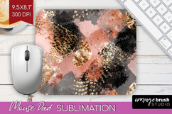 Rose Gold Texture Mouse Pad Sublimation - Glitter Background Product Image 1