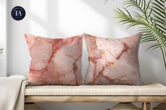 Rose Gold Marble Soft Pink Stone Texture Digital Paper Product Image 2