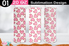 Valentines day 20 Oz Skinny Tumbler sublimation Bundle Vol 1 Product Image 6