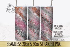 Rose Leopard Skinny Tumbler Wrap PNG Milky Way Tumbler Bundle
