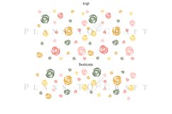 rose pattern 40oz quencher tumbler sublimation full wrap high resolution transparant background