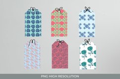 Rose Patterned Shaped Tags Product Image 1
