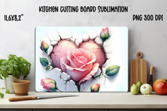 Flower kitchen board | Daisy glass board | Cutting board Product Image 1