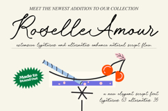 Roselle Amour - New Elegant Script Font Product Image 1