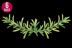 Rosemary Branch Border Machine Embroidery Design - 6 sizes Product Image 2