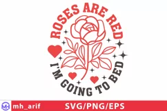 Funny & Sarcastic Valentine SVG PNG T-shirt Design Product Image 1