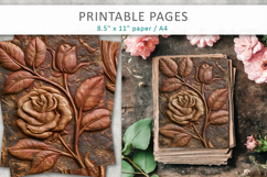Vintage Rose Grunge Scrapbook Backgrounds Product Image 3