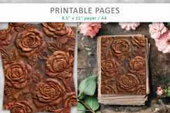 Rose Grunge Junk Journal, Scrapbook Background Product Image 3