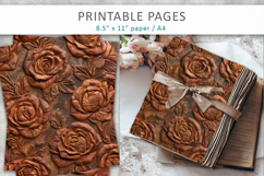 Rose Grunge Junk Journal, Scrapbook Background Product Image 1