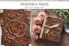 Rose Grunge Junk Journal, textured paper Product Image 4