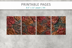 Rose Grunge Junk Journal, antique paper Product Image 2