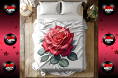 Watercolor Red Roses Clipart Bundle Product Image 8